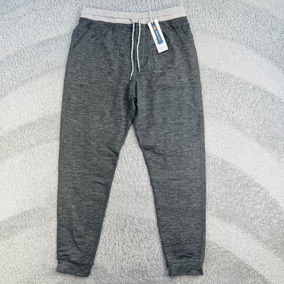 Marine Layer Other - Marine Layer Men's Heathered Charcoal Jogger Pants Size Medium Elastic Waist